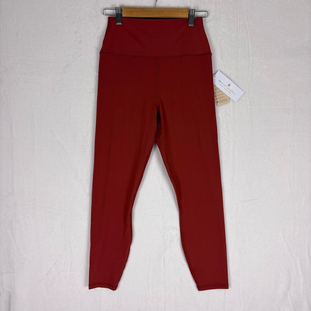 New Spiritual Gangster Brick Red Ada High Waisted 7/8 Leggings Size Medium